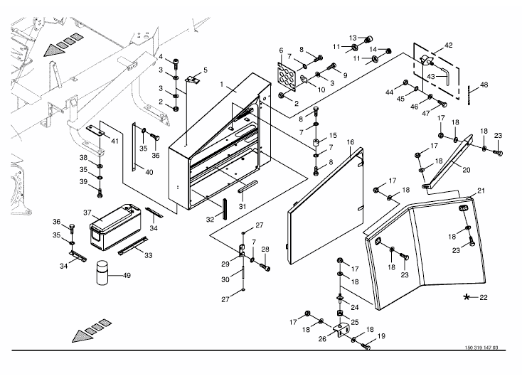 Battery compartment