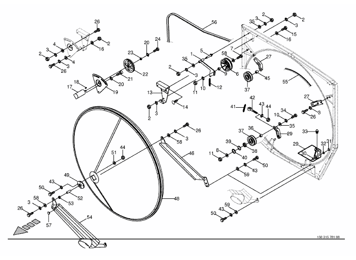 Sieve drum -kpl.