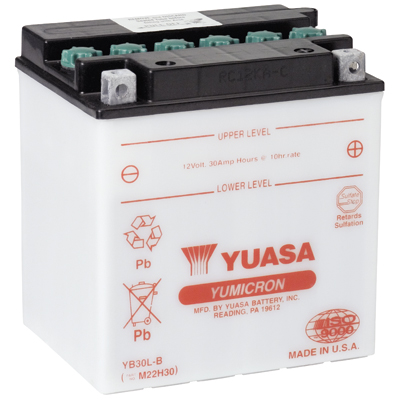 Yuasa MC YB30L-B, 12V 31,6 Ah, YB30L-B-image