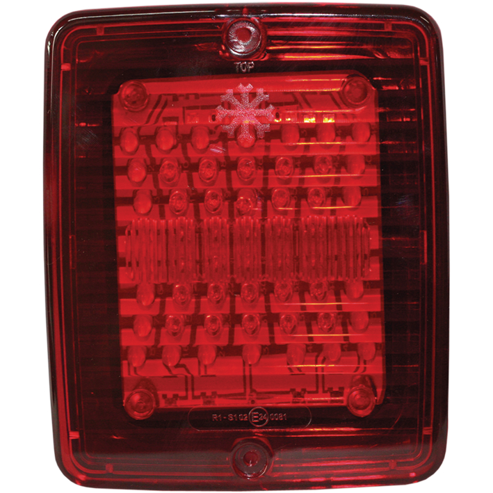 Strands bakljus IZE LED, bak/broms, röd lins, 24V DC-image