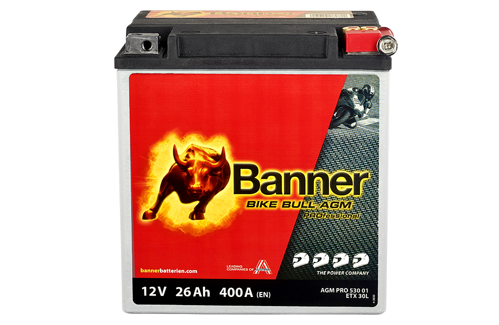 Banner Bike Bull AGM PRO ETX 30L, 12V 26Ah, ETX53001-image