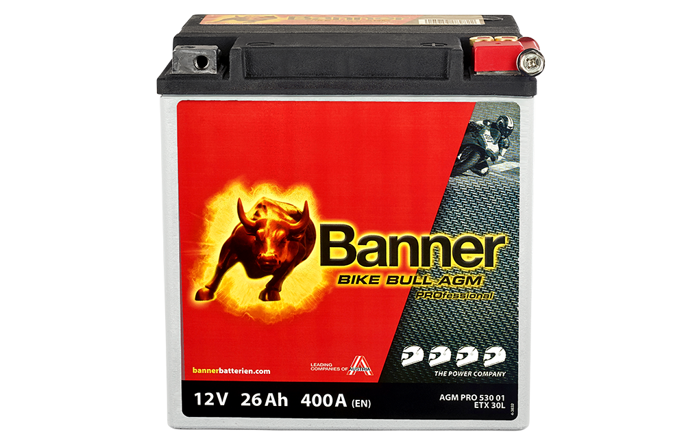 Banner Bike Bull AGM PRO ETX 30L, 12V 26Ah, ETX53001