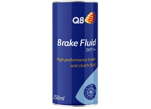 Q8 Brake Fluid Dot 4+, 250 ml flaska