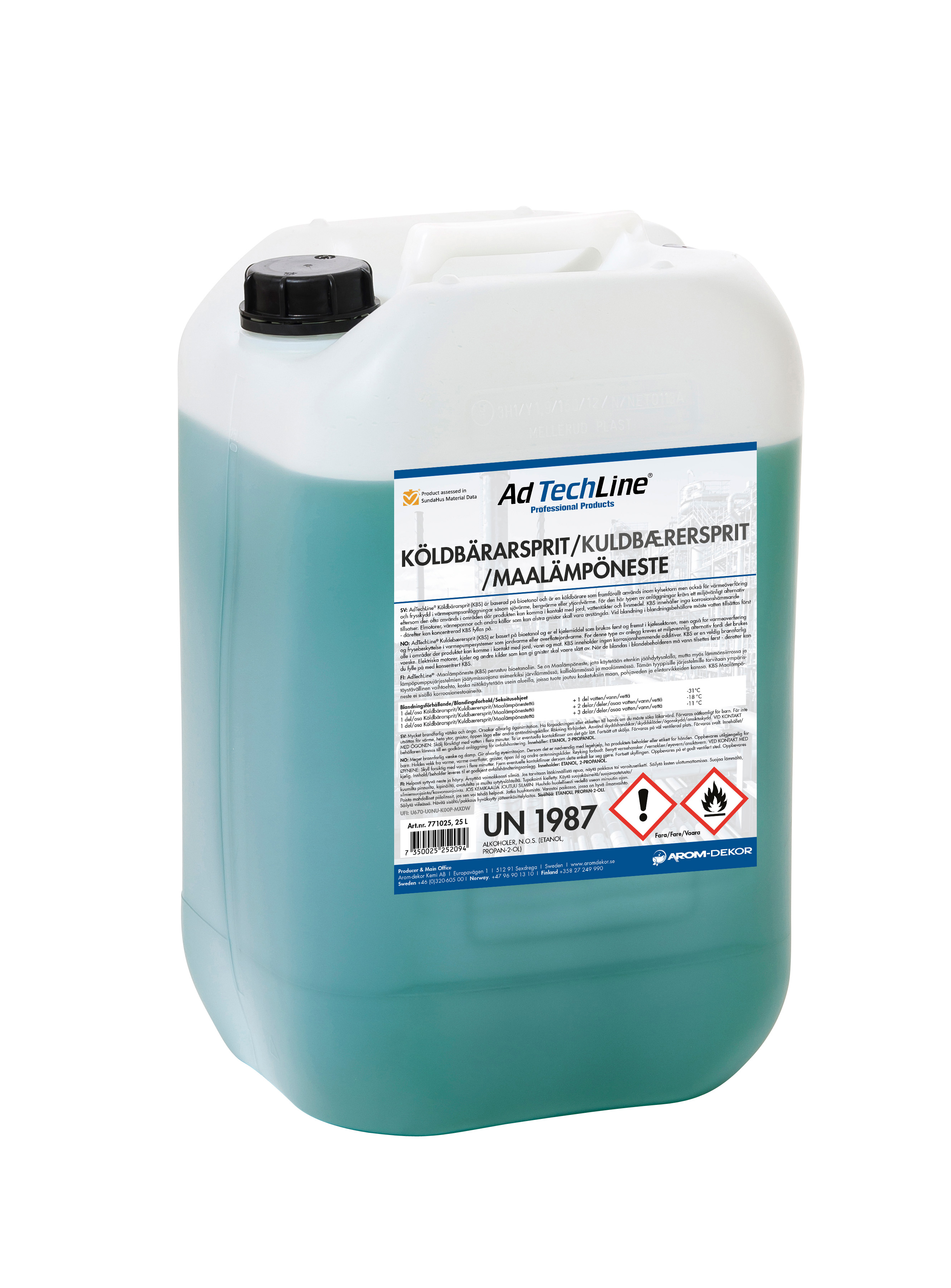 AdTechLine® Köldbärarsprit (KBS), 25 liter dunk-image