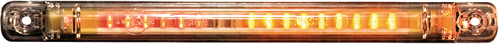 Strands fiberoptisk Bak/Broms/blinkers, vitt glas, 12-24V DC-image
