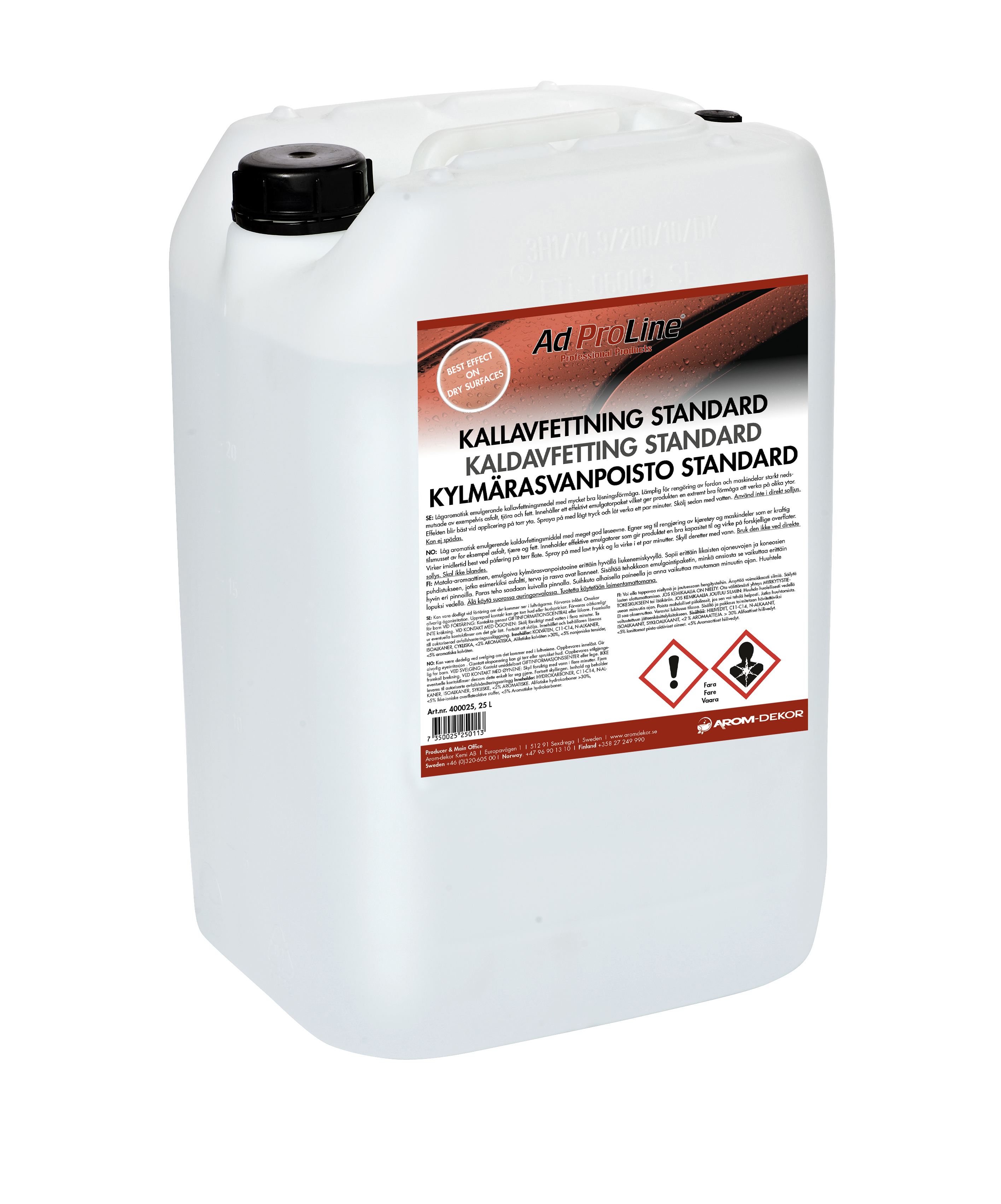 AdProLine® Kallavfettning Standard, 25 liter dunk-image