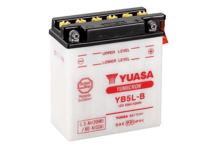 Yuasa MC YB5L-B, 12V 5,3 Ah, YB5L-B