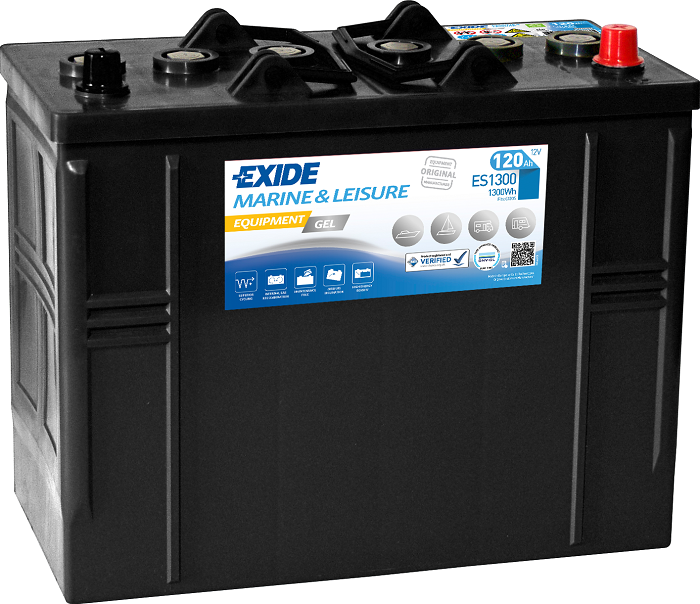 Exide Equipment Marine & Leisure GEL, 12V 120Ah, ES1300