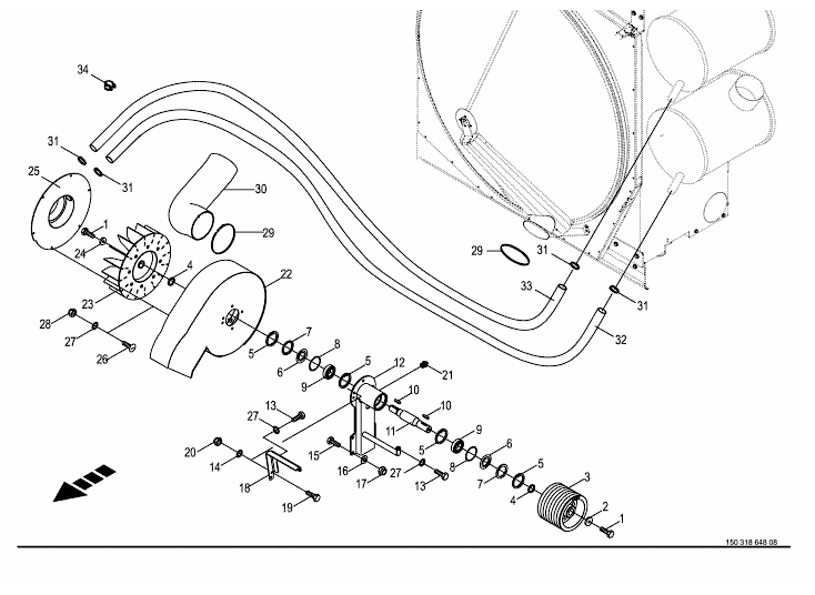 Suction fan -kpl.