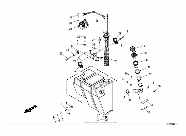 SCR-tank