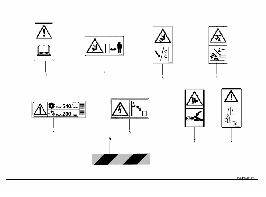 51.0 Safety sign