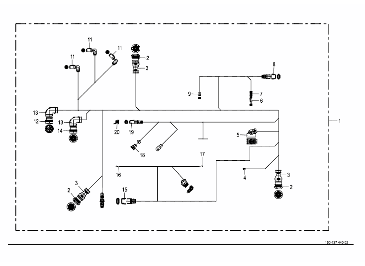 Cable harness - engine