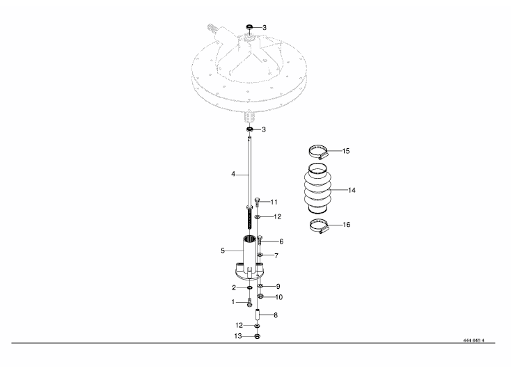 Profile cover / Spindle