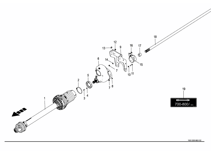 Drivsystem - 1000 mph - huvudstock - valfritt