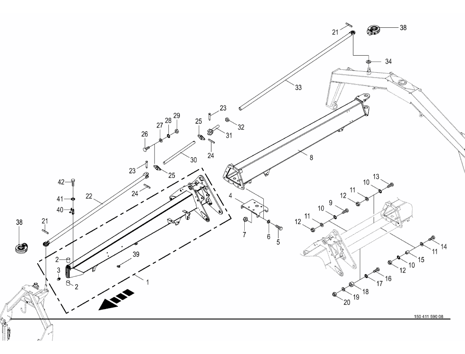 3.0 Frame / Steering rod