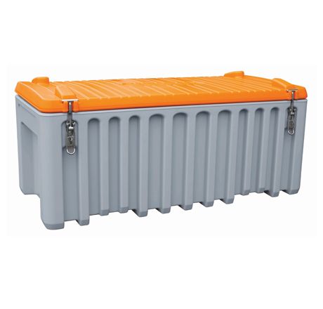 CEMbox 250 liter, grå/orange