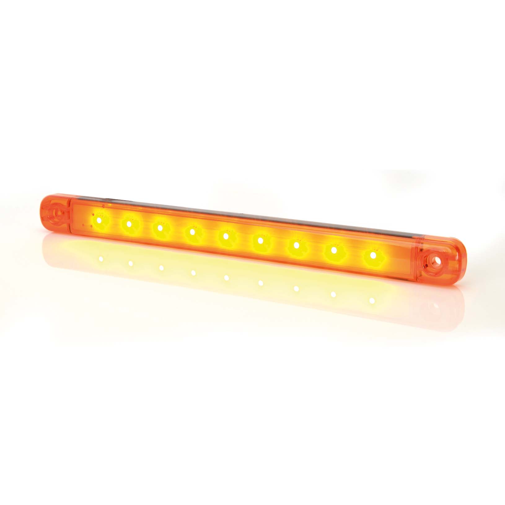 Strands sidomarkeringsljus Slim LED, orange glas, 9-36V-image