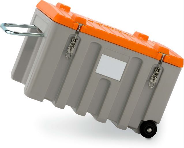 CEMbox vagn 150 liter, grå/orange-image