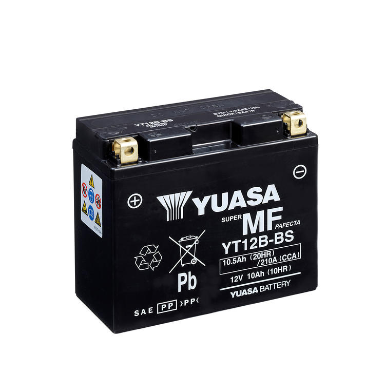 Yuasa MC YT12B-BS MF AGM, 12V 10,5 Ah, YT12B-BS