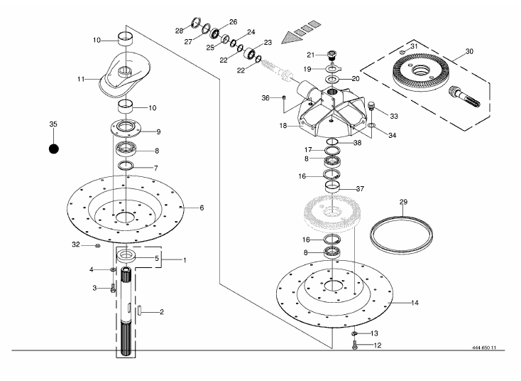 Rotor left