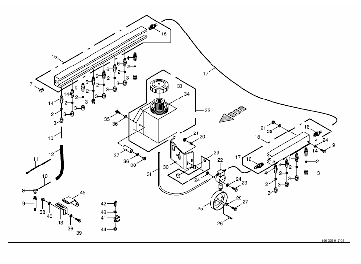 Central lubrication system - oil