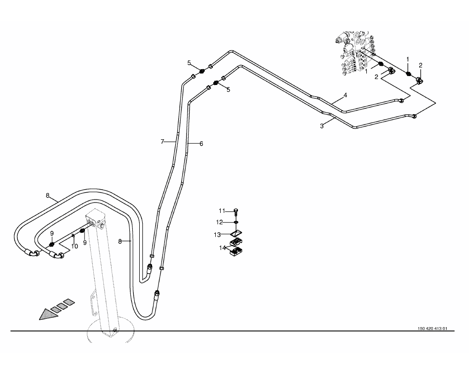 Hydraulisk stödfot -valfri - Komfort