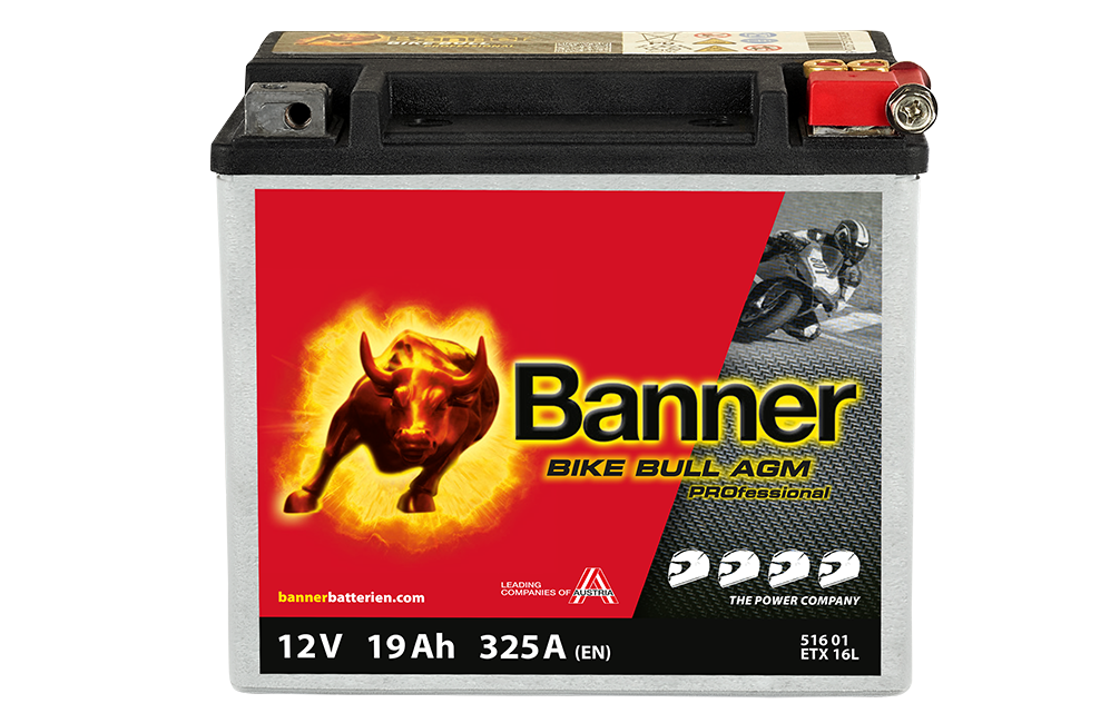 Banner Bike Bull AGM PRO ETX 16L, 12V 19Ah, ETX51601