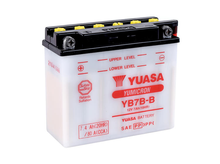 Yuasa MC YB7B-B, 12V 7,4 Ah, YB7B-B-image