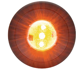 Strands sidomarkeringsljus, orange LED, 12/24V-image