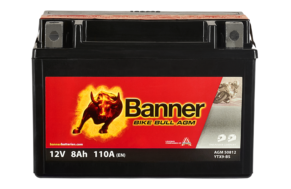 Banner MC AGM YTX9-BS, 12V 8Ah, 50812-image