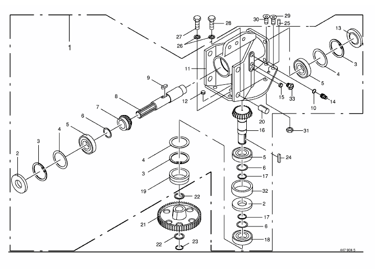 Main gearbox