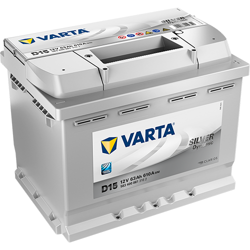 Varta Silver Dynamic, 12V 63Ah, D15