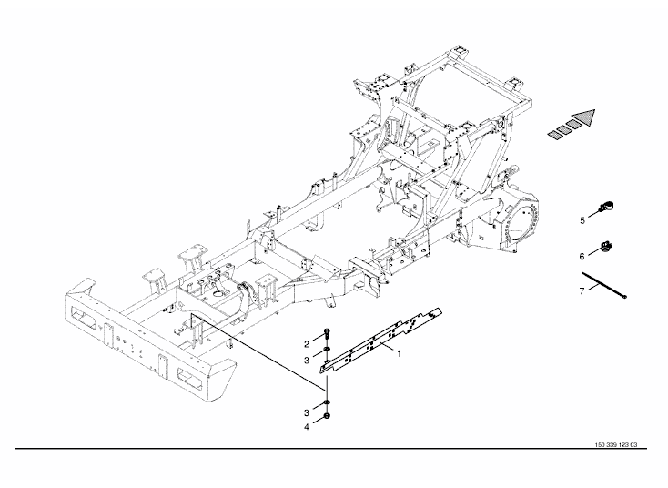 Cable harness attachment