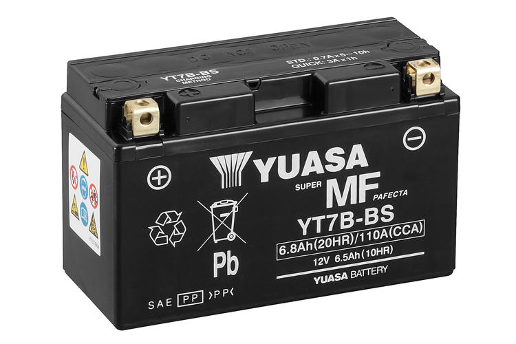 Yuasa MC YT7B-BS MF AGM, 12V 6,8 Ah, YT7B-BS