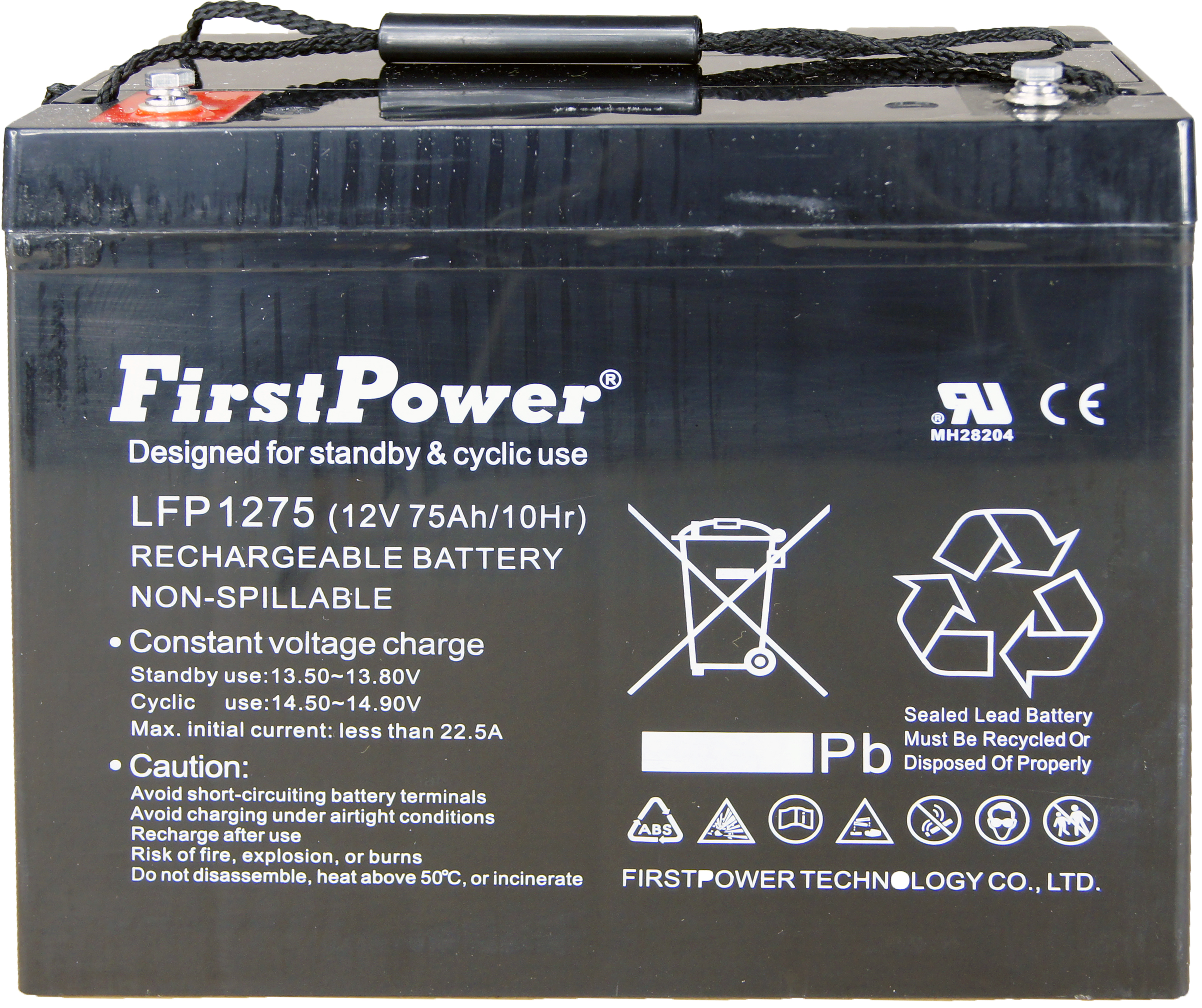 First Power, AGM, 12V 75Ah, LFP1275