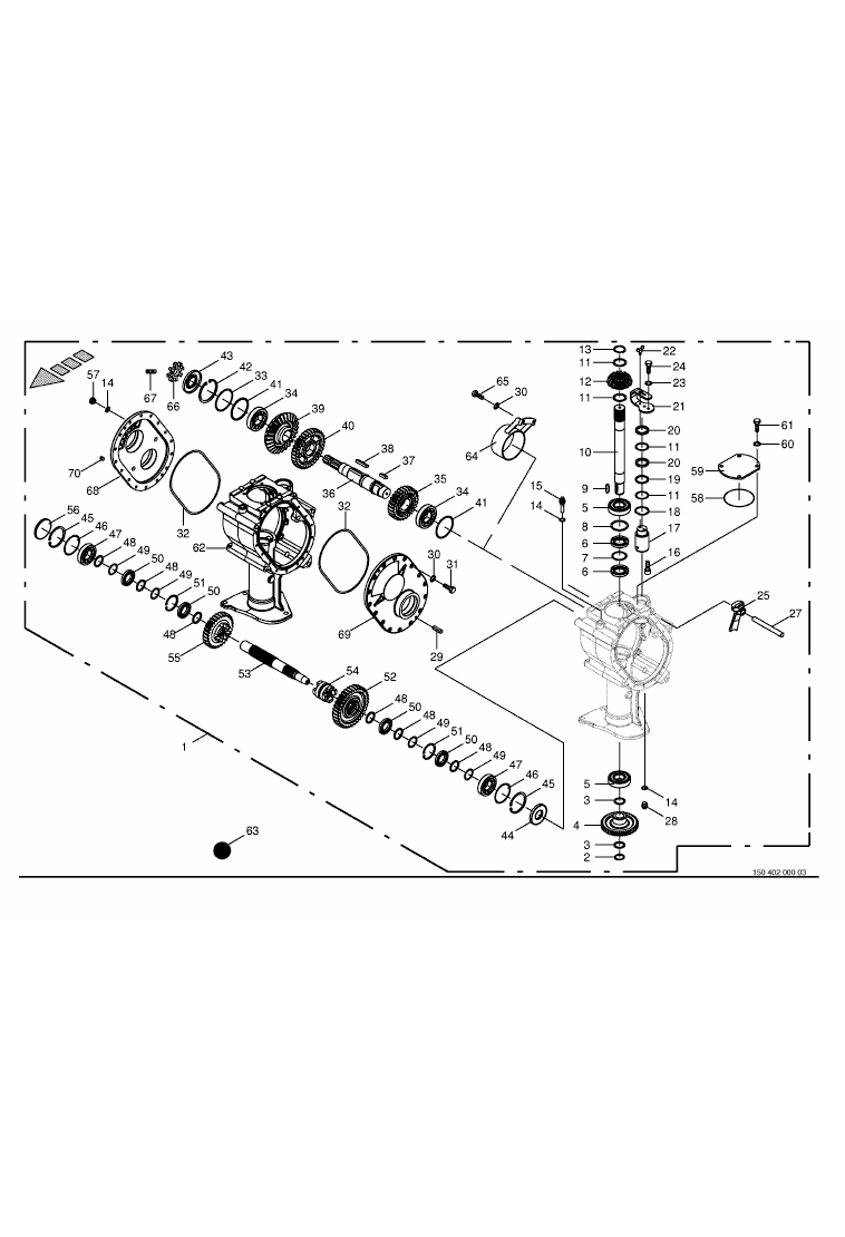 Transmission vänster