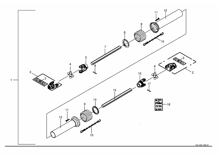 Main universal shaft -BYPY