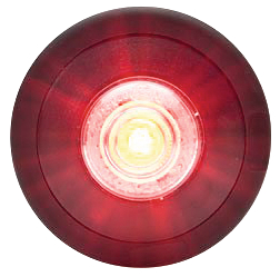 Strands positionsljus, röd LED, 12/24V