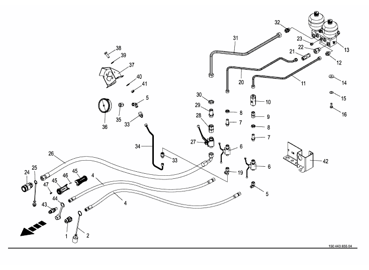 Hydraulics - Mower relief