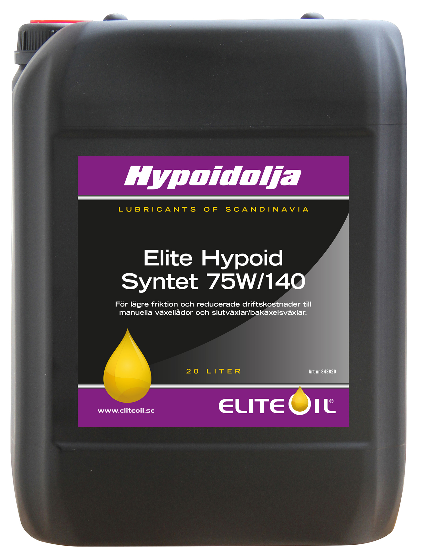 Elite Hypoid Syntet, 75W/140, 20 liter dunk-image