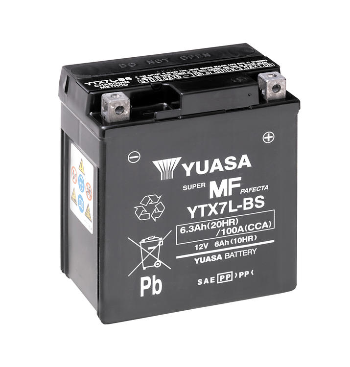 Yuasa MC YTX7L-BS MF AGM, 12V 6,3 Ah, YTX7L-BS