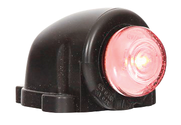 Strands positionsljus Eyeball Small, röd LED, 12/24V