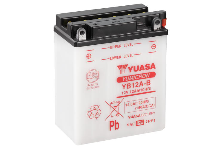 Yuasa MC YB12A-B, 12V 12,6 Ah, YB12A-B-image