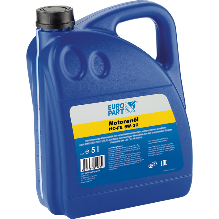 Europart Motorolja HC FE, 5W-30, 5 liter dunk