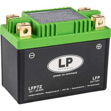 LP Litium MC Batteri,12V 2Ah 28,8 Watt, LPMLLFP7Z-image