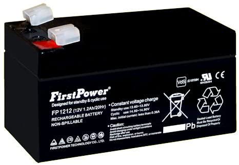 First Power VRLA, AGM, 12V 1,2Ah, FP1212