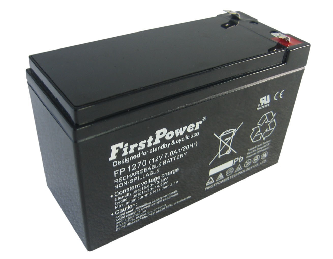 FP1270, First Power VRLA, 12V 7,2Ah-image