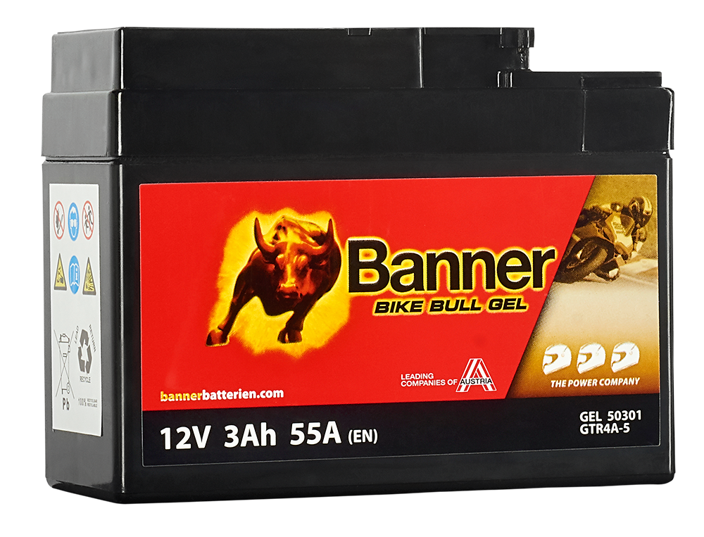 Banner Bike Bull GEL GTR4A-5, 12V 3Ah, GEL50301-image