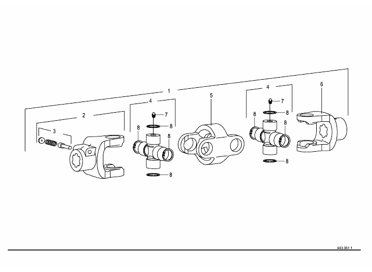 Double universal joint By-Py