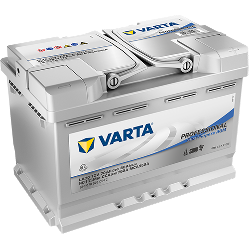 Varta Professional Dual Purpose, AGM, 12V 70Ah, LA70